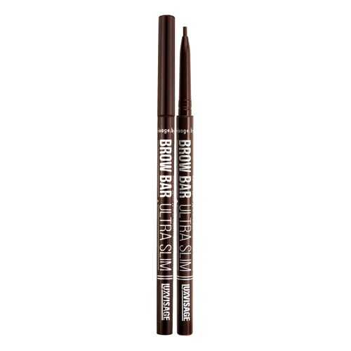 Карандаш для бровей luxvisage brow bar ultra slim тон 304 chocolate в Mirra