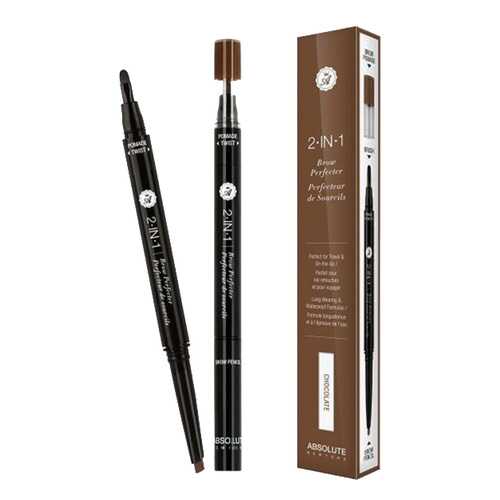 Карандаш-помадка для бровей Absolute New York 2 in 1 Brow Perfecter Chocolate в Mirra