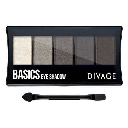 Тени для век Divage Basics тон 01,02,03,04,05 в Mirra