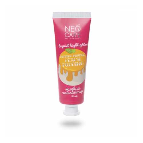 Хайлайтер Glitter mousse peach pudding, жидкий Neo Care 30 мл в Mirra