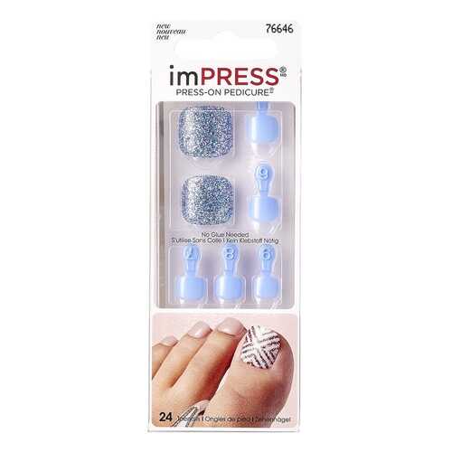 Накладные ногти Kiss Impress Toe Nails BIPT014C 30 шт. в Mirra