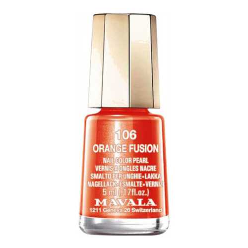 Лак для ногтей Mavala Techni-Color’s 106 Orange Fusion 5 мл в Mirra