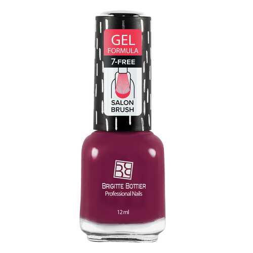 Лак с гелевым эффектом Brigitte Bottier Gel Formula тон 78 ягодное парфэ, 12 мл в Mirra