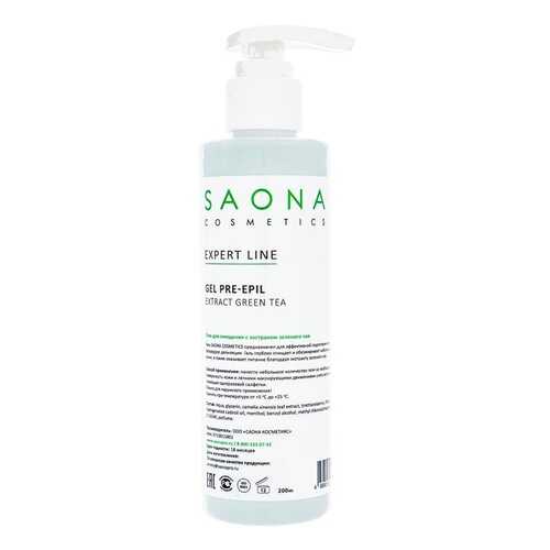 Средство до депиляции Saona Cosmetics Pre-Epil Extract Green Tea 200 мл в Mirra