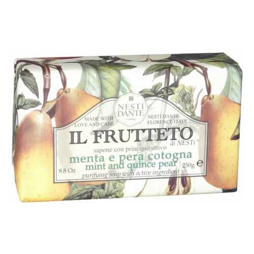 Косметическое мыло Nesti Dante Mint and Quince Pear Soap 250 г в Mirra