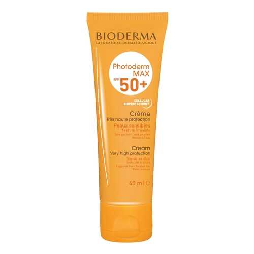 Солнцезащитный крем BIODERMA Photoderm MAX Cream SPF50+ UVA 38 40 мл в Mirra