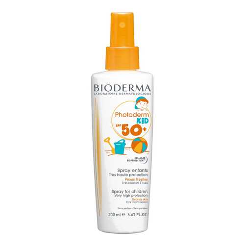 Солнцезащитный спрей с высокой степенью защиты Bioderma Photoderm Kid SPF 50+ в Mirra