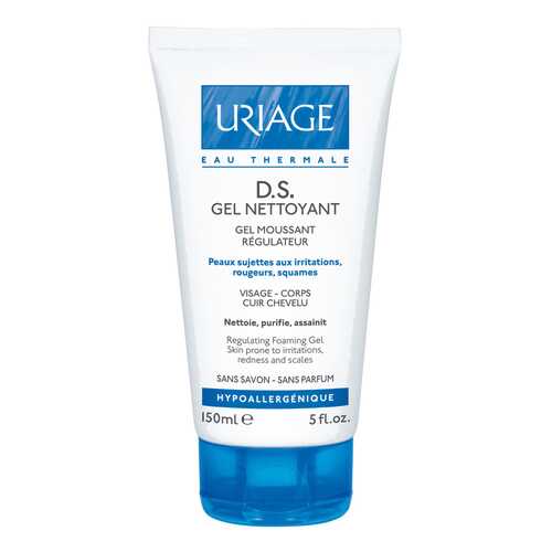 Гель очищающий Uriage D.S. Gel Nettoyant пенящийся себорегулирующий, 150 мл в Mirra