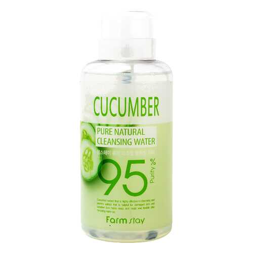 Средство для снятия макияжа FarmStay Pure Cleansing Water Cucumber 500 мл в Mirra