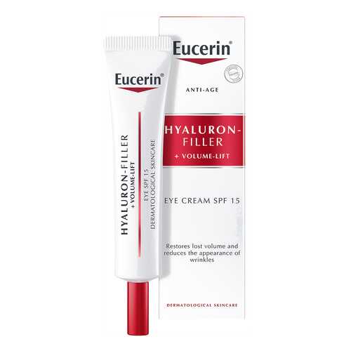 Крем для лица для ухода за кожей вокруг глаз Eucerin Hyaluron-Filler+Volume-Lift в Mirra