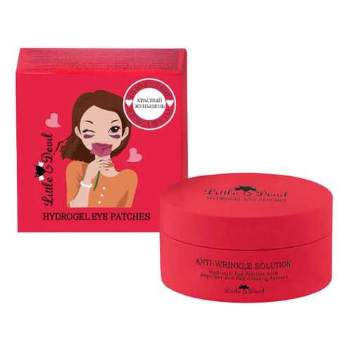 Патчи для век Little Devil Anti-Wrinkle Solution with Peptides&Red Ginseng Extract в Mirra