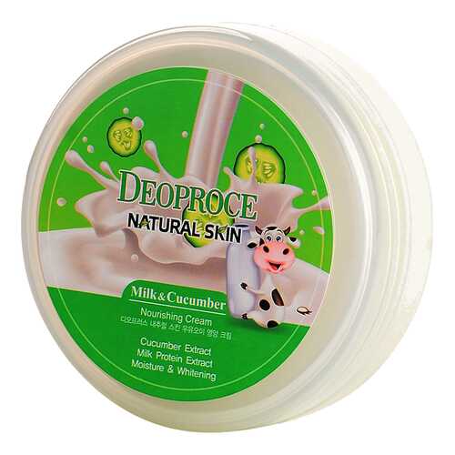 Крем для лица Deoproce Milk Cucumber Natural Skin Nourishing Cream 100 г в Mirra