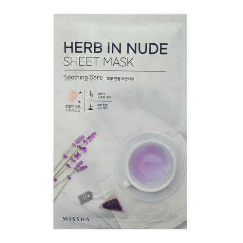 Маска для лица Missha Herb In Nude Sheet Mask Soothing Care 23 г в Mirra