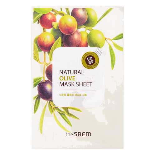 Маска для лица the SAEM Natural Olive Mask Sheet 21 мл в Mirra