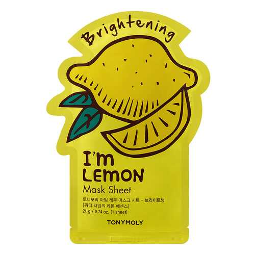 Маска для лица Tony Moly I'm Real Lemon Mask Sheet 21 мл в Mirra