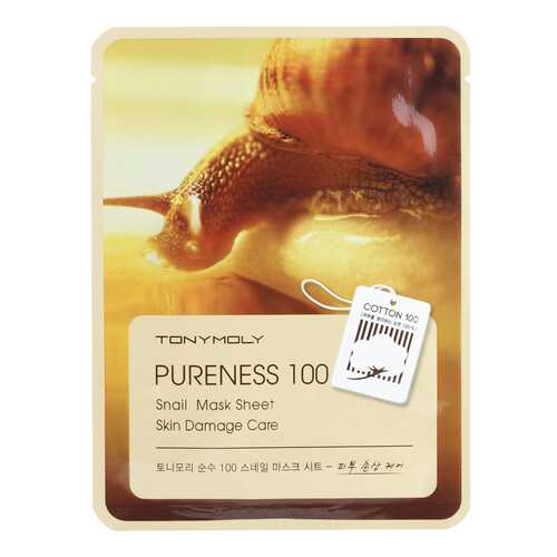 Маска для лица Tony Moly Pureness 100 Snail Mask Sheet 21 мл в Mirra