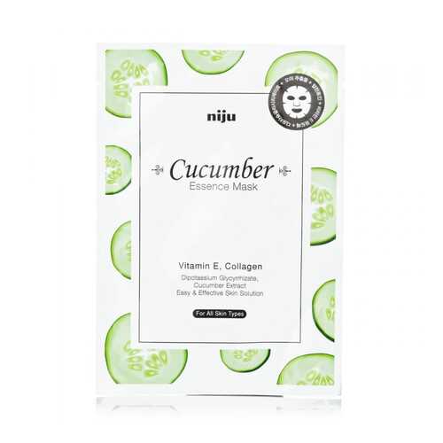 Маска тканевая для лица Огуречная / Cucumber Essence Mask 10 шт в Mirra