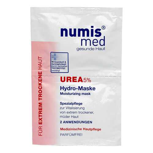 Numis® med Увлажняющая маска для лица с 5 % мочевиной, двойное саше по 8 мл в Mirra