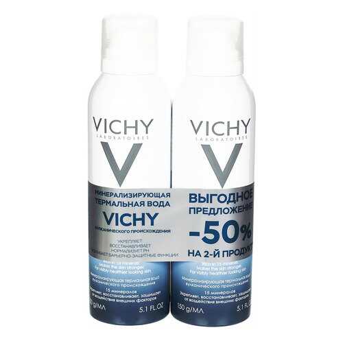 Термальная вода VICHY Purete Thermal Дуопак 150 мл x 2 шт в Mirra