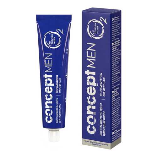 Краска для волос Concept Men Recolor Cream for Grey Hair Темно-русый 60 мл в Mirra