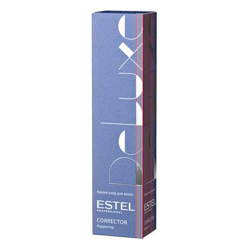 Краска для волос Estel Professional De Luxe 60 мл Корректор 0/11 Синий в Mirra