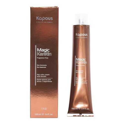 Краска для волос Kapous Professional Magic Keratin Non Ammonia 4.8 Какао 100 мл в Mirra