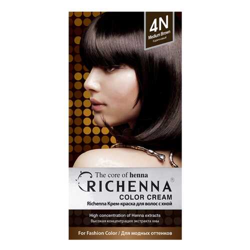 Краска для волос RICHENNA Color Cream 4N Brown в Mirra