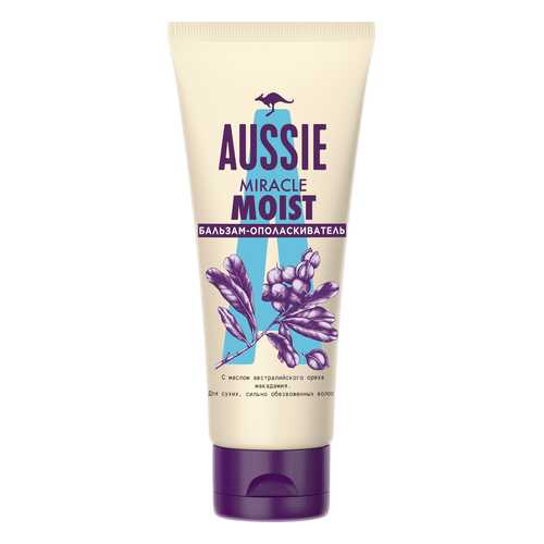 Бальзам-Ополаскиватель Aussie Miracle Moist Для Сухих Волос 200мл в Mirra