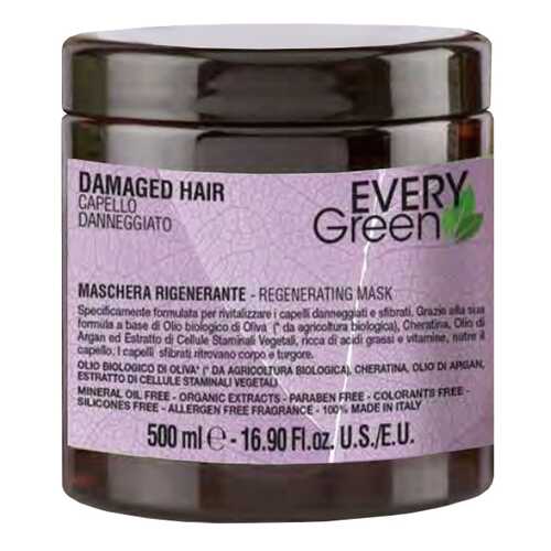 Маска для волос Dikson Every Green Damaged Hair Mashera Rigenerante 500 мл в Mirra