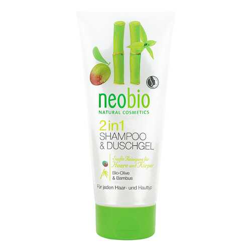 Шампунь neobio 2 in 1 Shower Gel & Shampoo 200 мл в Mirra