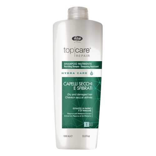 Шампунь питательный Lisap Milano Top Care Repair Hydra Care Nourishing Shampoo 1000 мл в Mirra