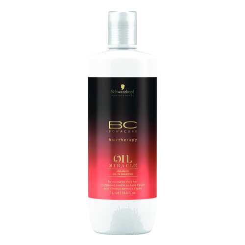 Шампунь Schwarzkopf Professional Bonacure Oil Miracle, 1000мл, для жёстких и толстых волос в Mirra