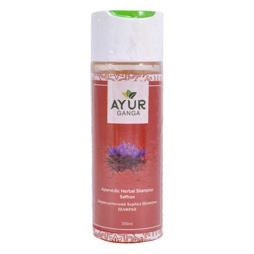 Шампунь ШАФРАН (Ayurvedic Herbal Shampoo SAFFRON) AYUR GANGA, 200мл в Mirra