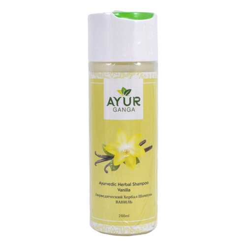 Шампунь ВАНИЛЬ (Ayurvedic Herbal Shampoo VANILLA) AYUR GANGA, 200мл в Mirra